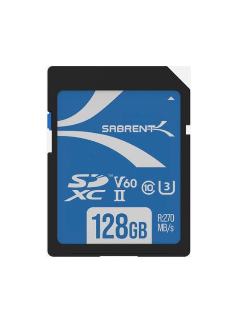 Tarjeta SABRENT SD UHS-II ROCKET V60 128GB